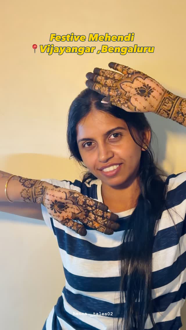 Mehendi design reel by Henna Tales by Thaash, Bangalore