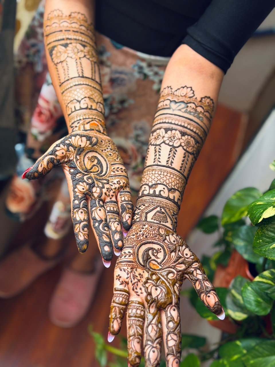 Arabic mehendi design 2 by Henna Tales by Thaash, mehendi artist in Bangalore