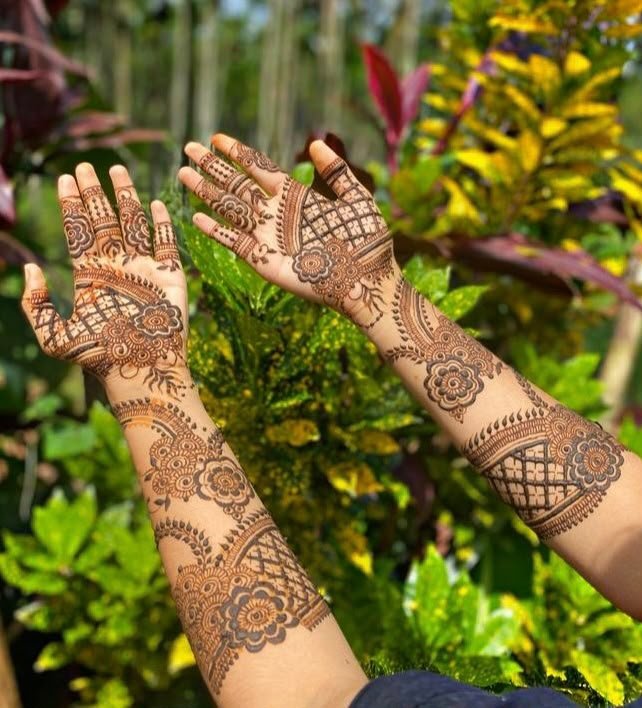 Festive mehendi design 20 by Henna Tales by Thaash, mehendi artist in Bangalore