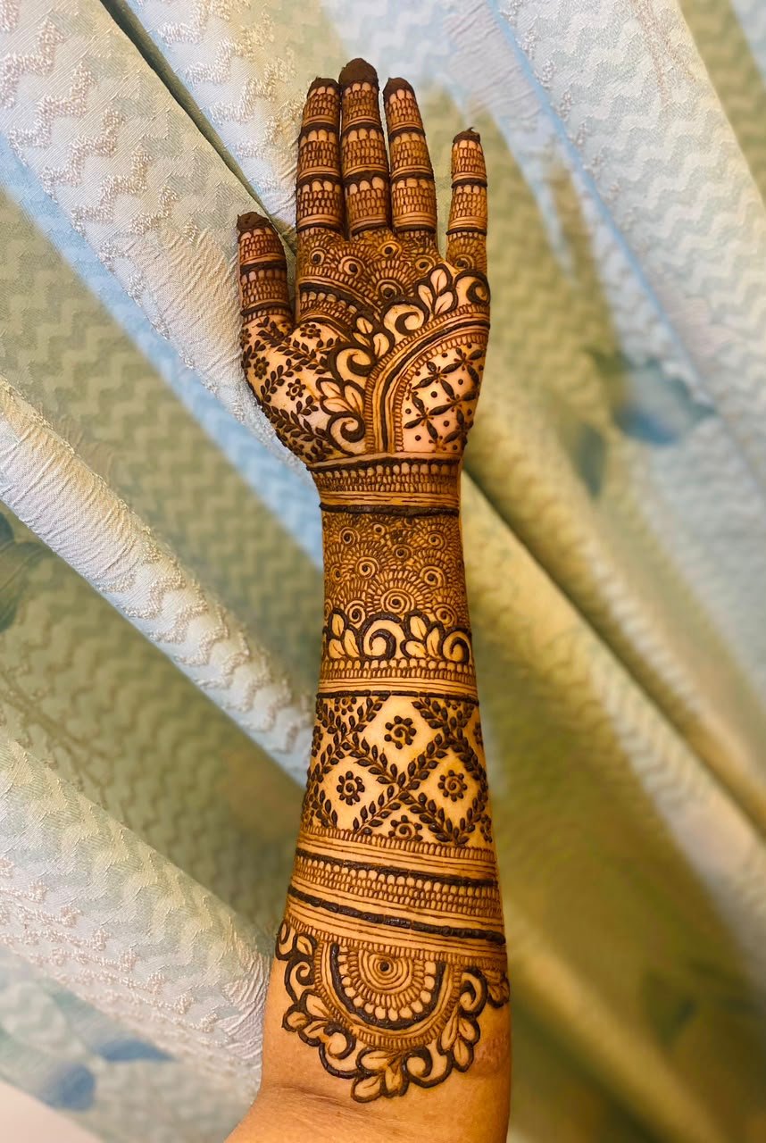 Mandala mehendi design 22 by Henna Tales by Thaash, mehendi artist in Bangalore