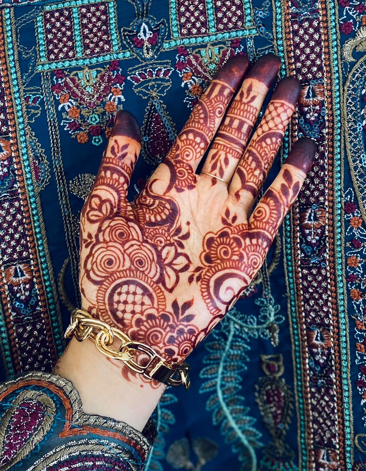 Full hand bridal henna 27 by Henna Tales by Thaash, mehendi artist in Bangalore
