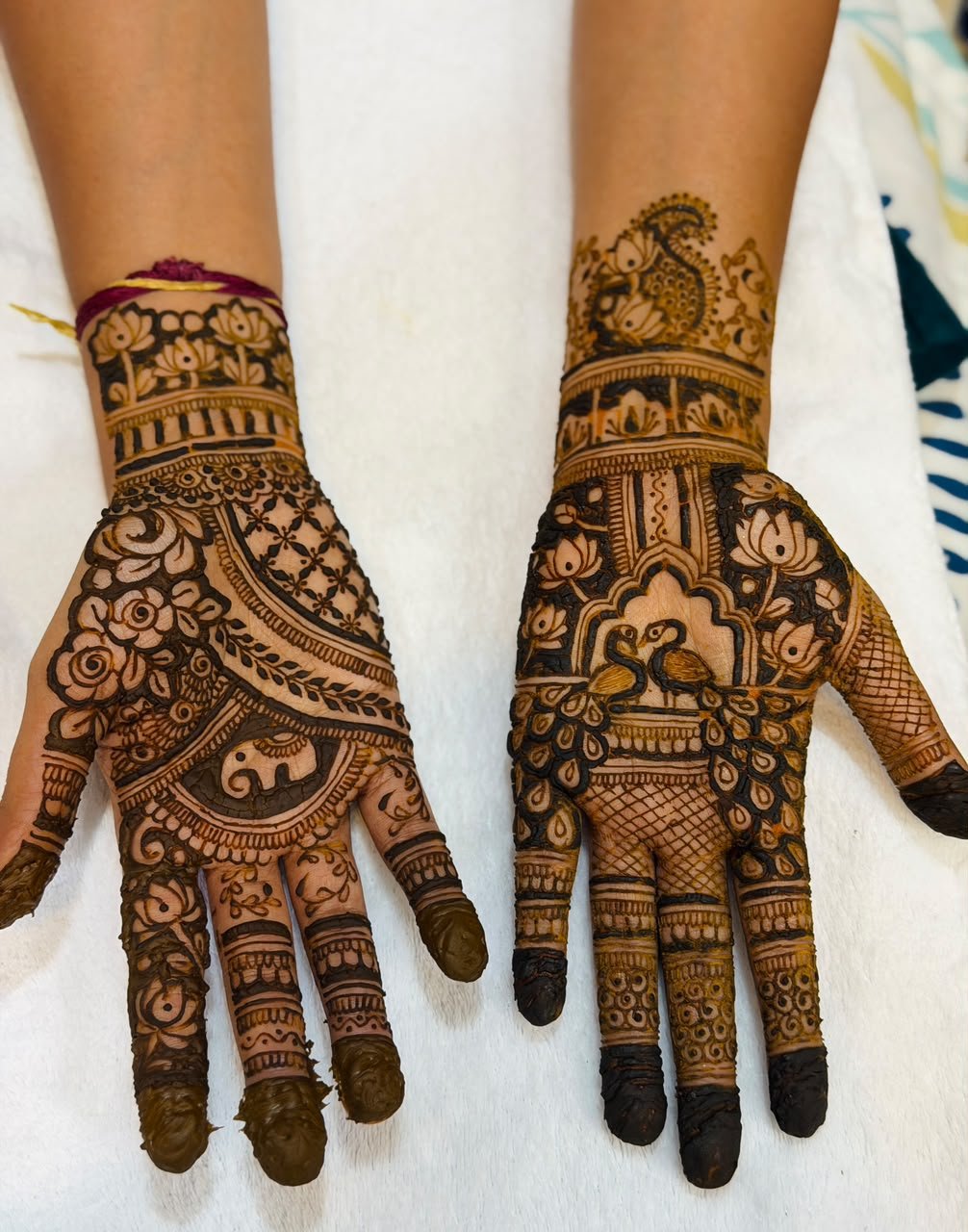 Festive mehendi design 8 by Henna Tales by Thaash, mehendi artist in Bangalore
